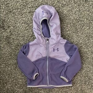 Under Armour 2T purple fleece jacket